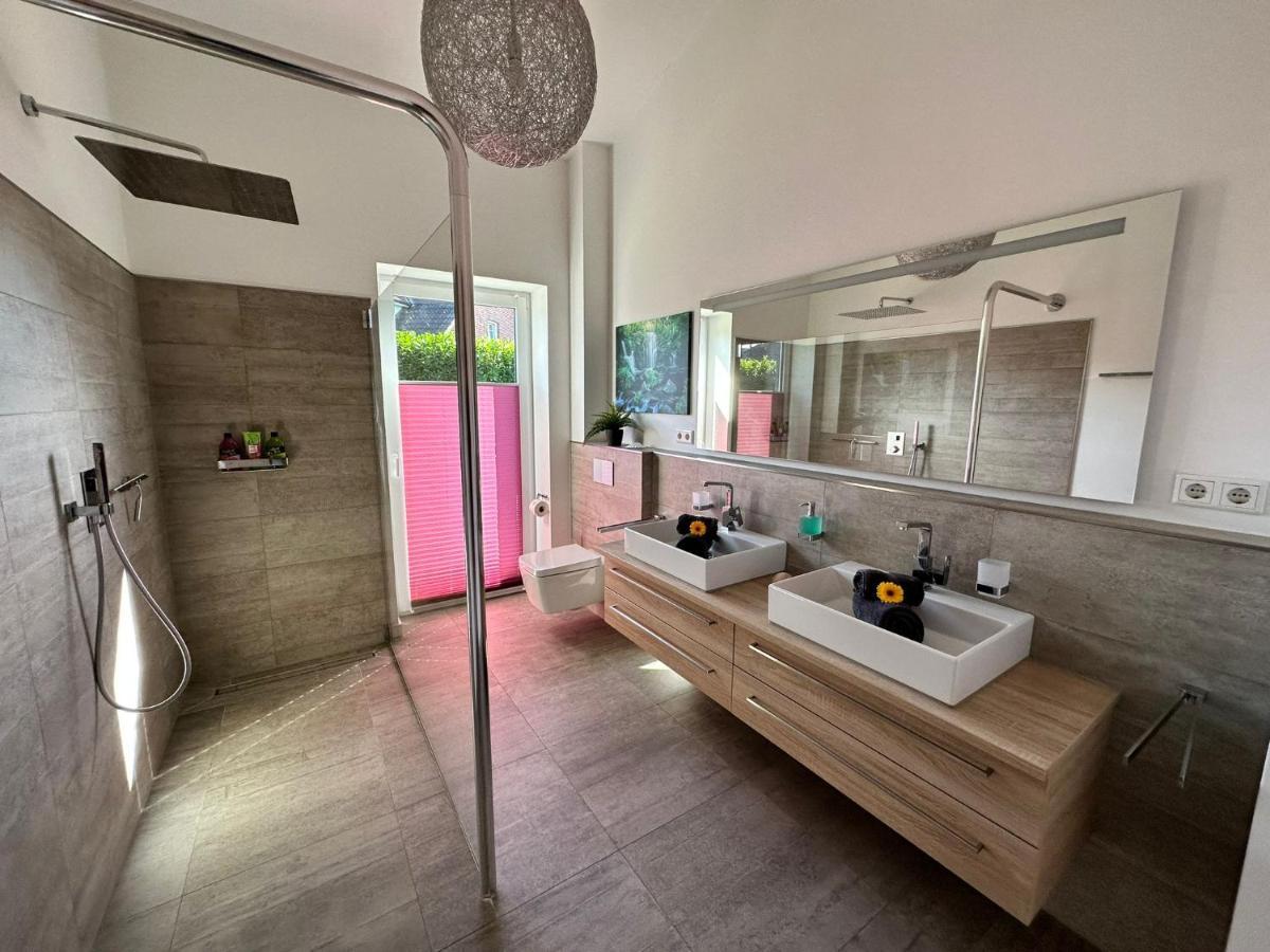 Idylisches Ferienhaus Edewecht Esterno foto
